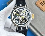 High Quality Roger Dubuis Excalibur Aventador s Titanium case Watches 46mm